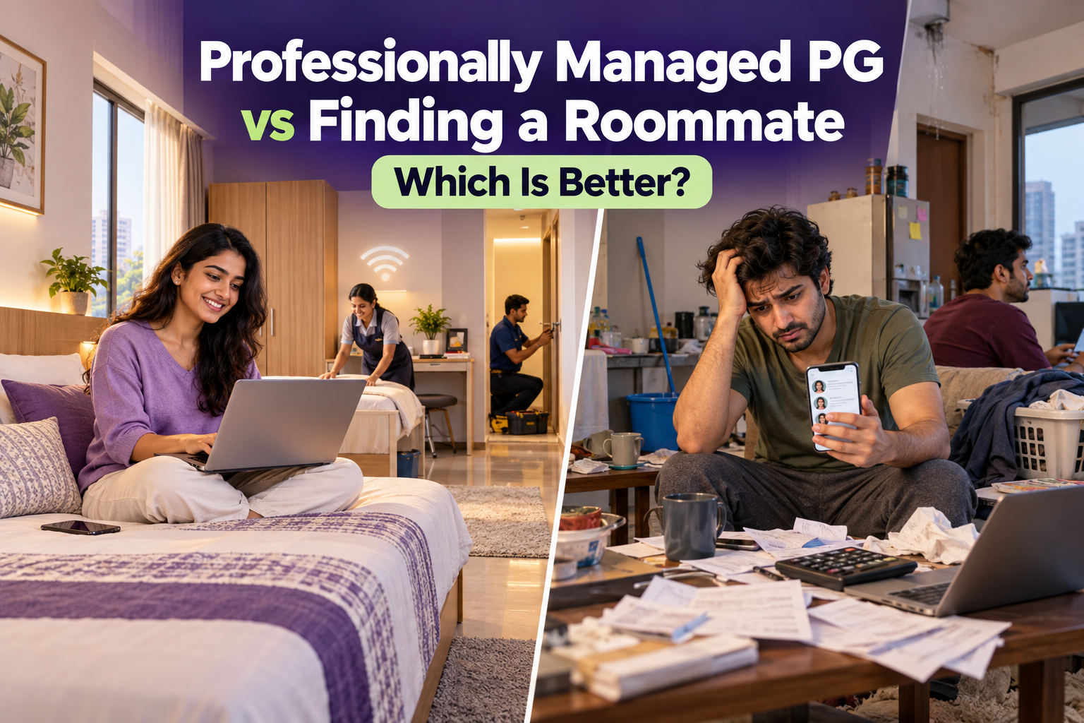 Why Professionally Managed Pgs Are Better Than Finding A Roommate
